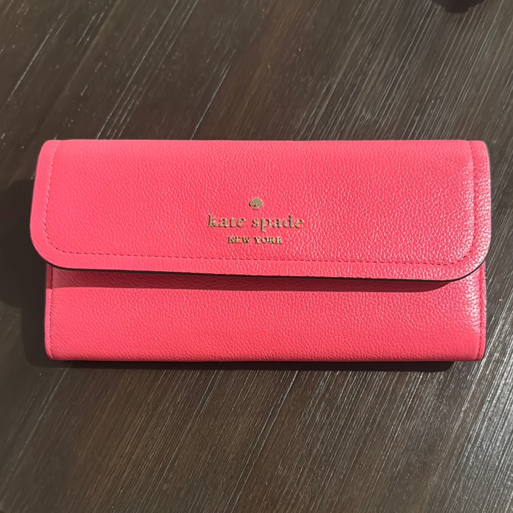 Kate Spade Coral Leather Wallet